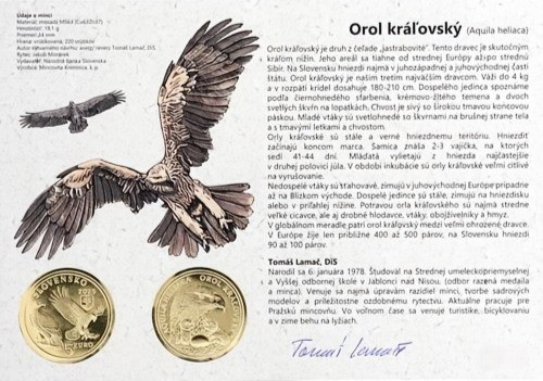 5 Eur Orol kráľovský plus Autorská karta