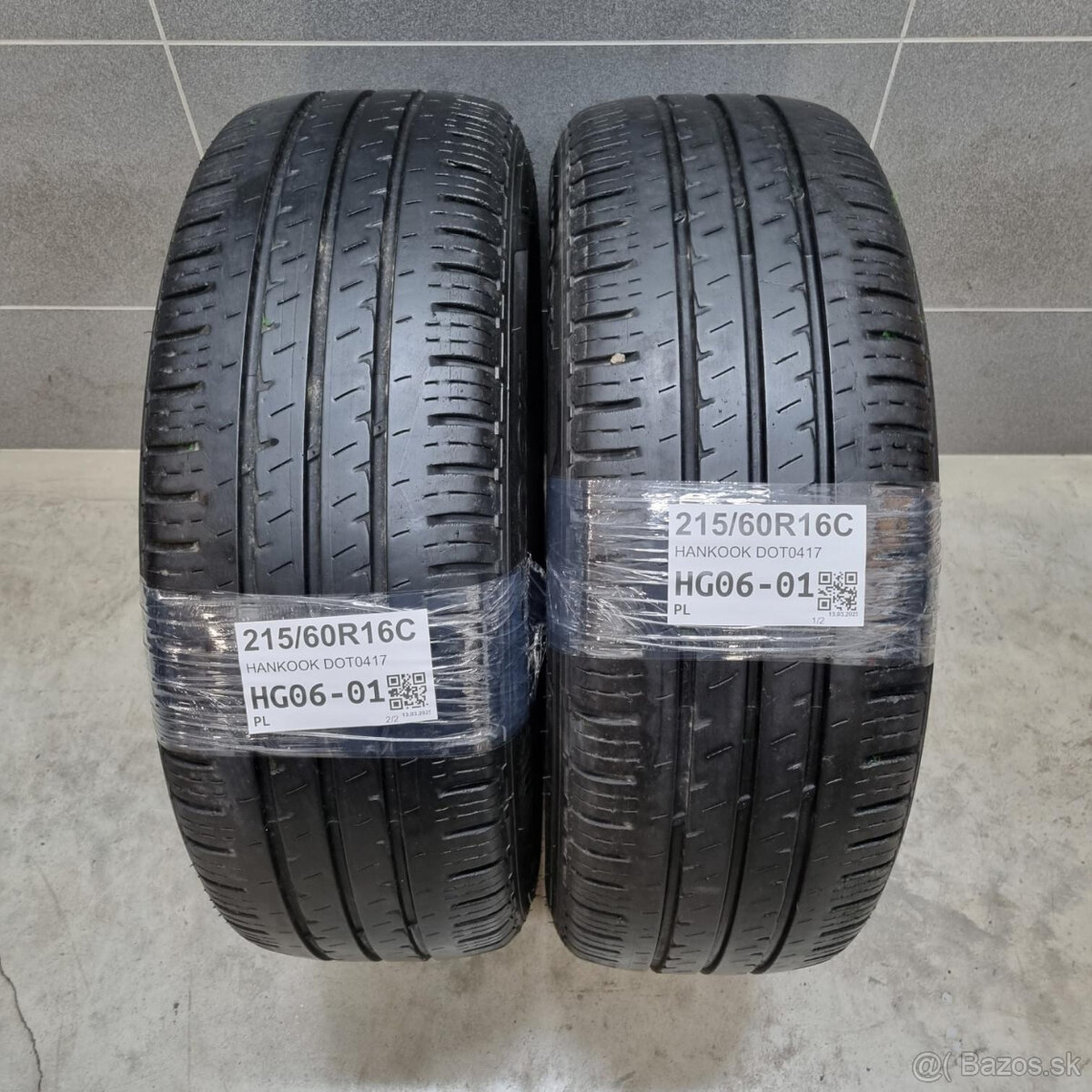 Letné pneumatiky 215/60 R16C HANKOOK DOT0417