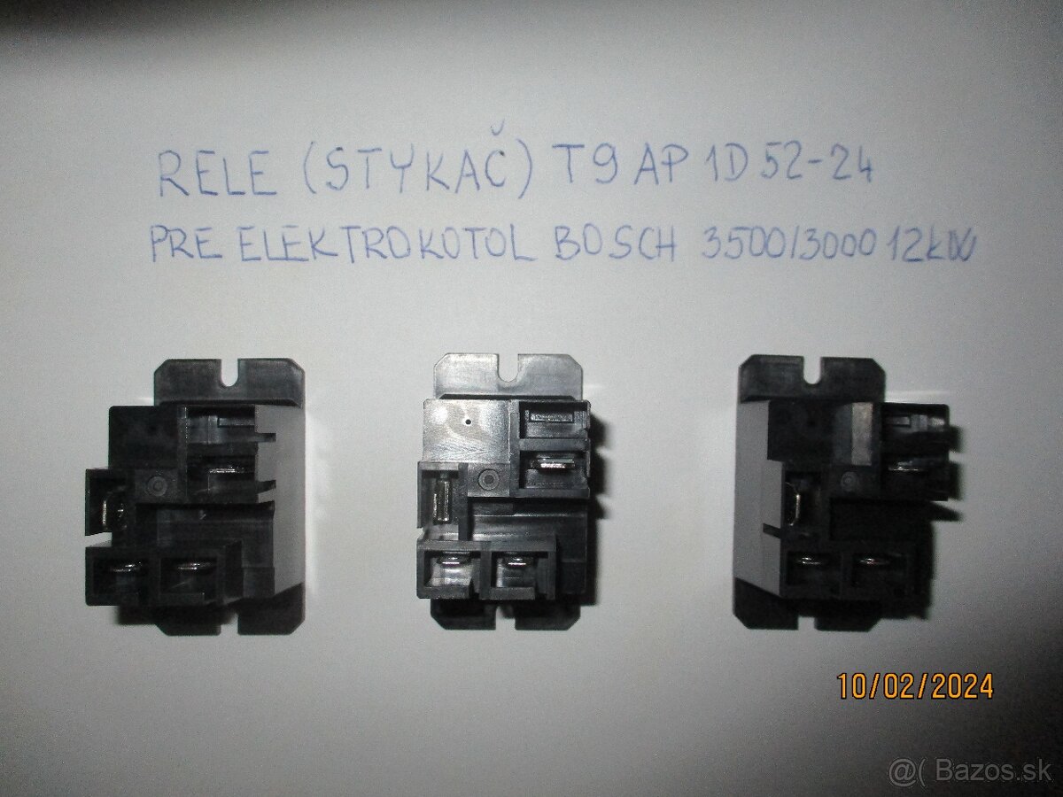 Predam Relé/stykač-termostat na Elektrokotol BOSCH