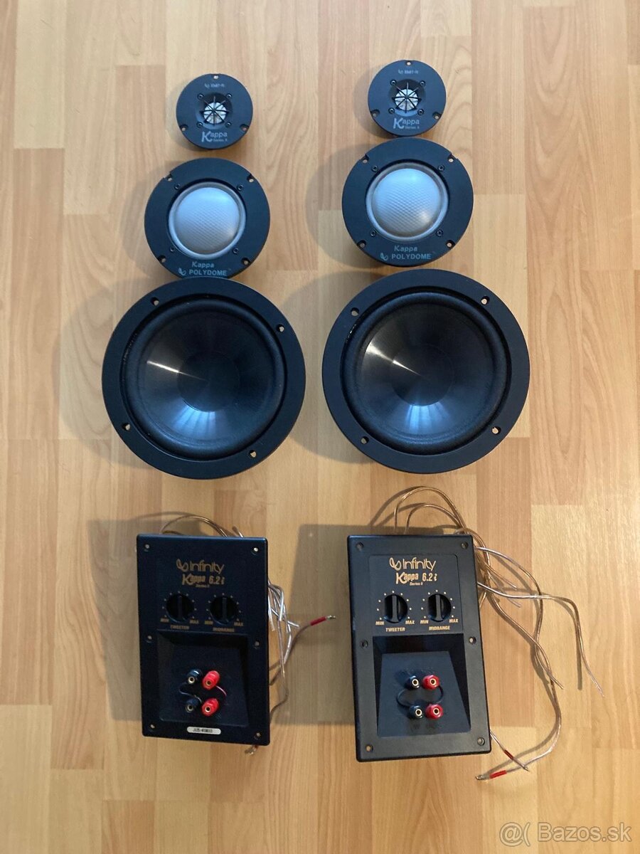 Reproduktory z hi-end bední Infinity Kappa 6.2 i.