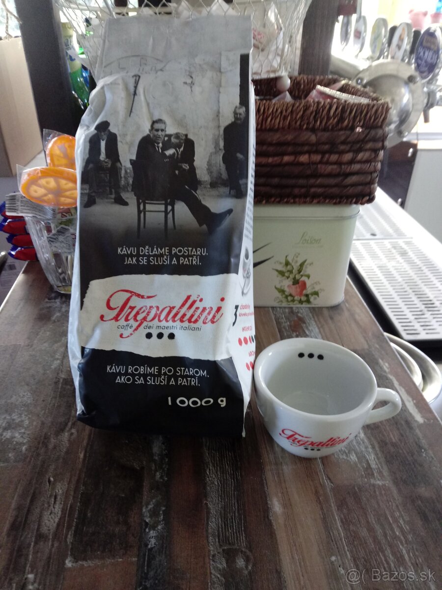 Zrnková káva Trepallini 1kg,Bistro GreenDay Jedľoviny