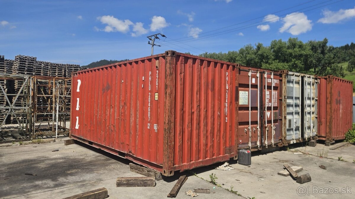 Kontajner 6m 20dc - s drobnými poškodeniami, cena s dorpavou