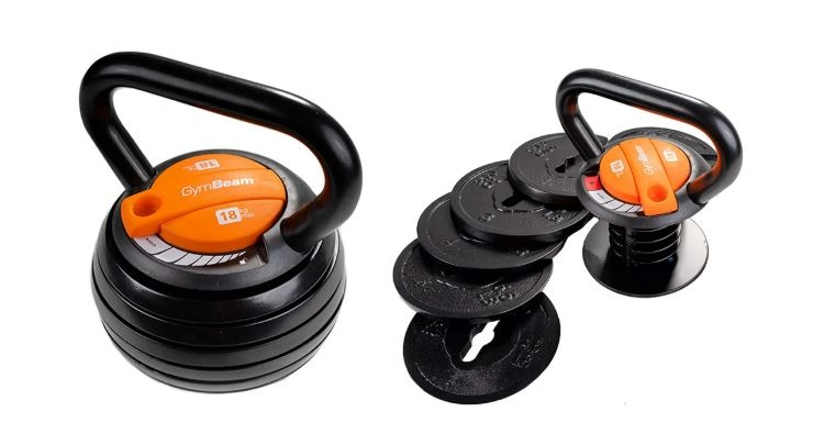 Nastaviteľný kettlebell 3,4–18 kg - GymBeam