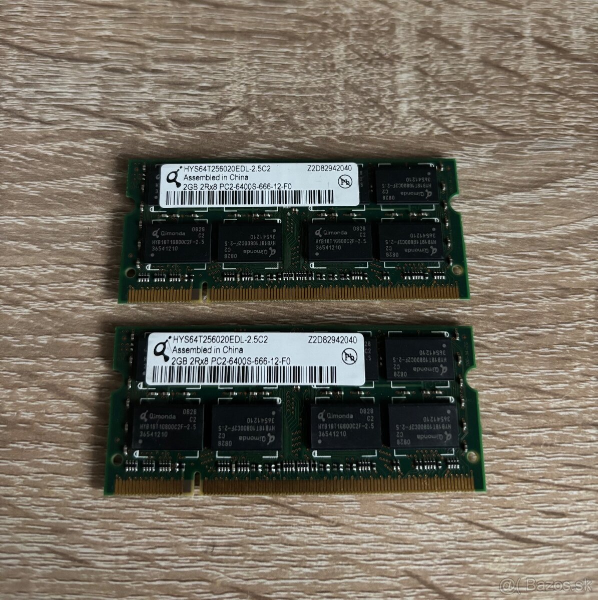 DDR2 RAM 4GB 2X2GB 6400