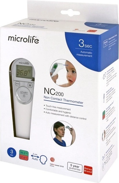 Bezdotykový bezkontaktný teplomer Microlife NC200