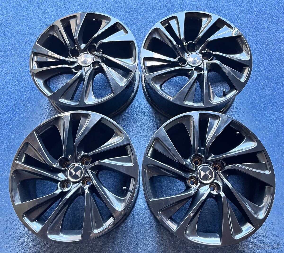 4x108 R17 originál alu Citroën DS4 C4 + senzory tlaku
