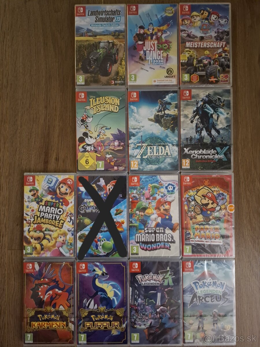 Nintendo Switch hry