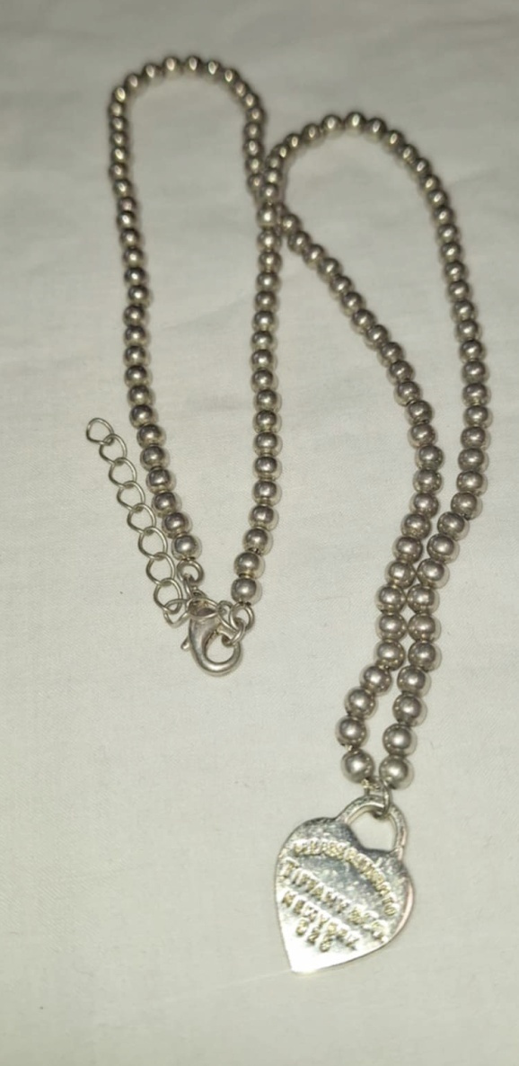 STRIEBRO NÁHRDELNÍK TIFFANY