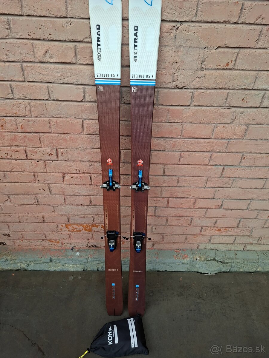 Nový skialp set  lyže Skitrab Stelvio 85 R + ATK Kuluar 12