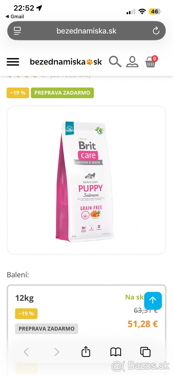 Granule brit puppy