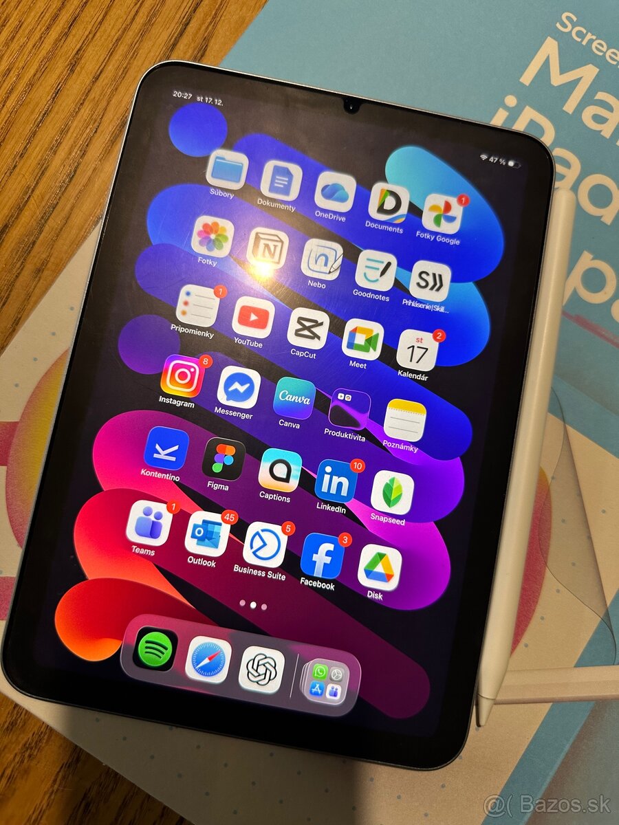 iPad mini (2024) 128GB Blue + Apple Pencil Pro