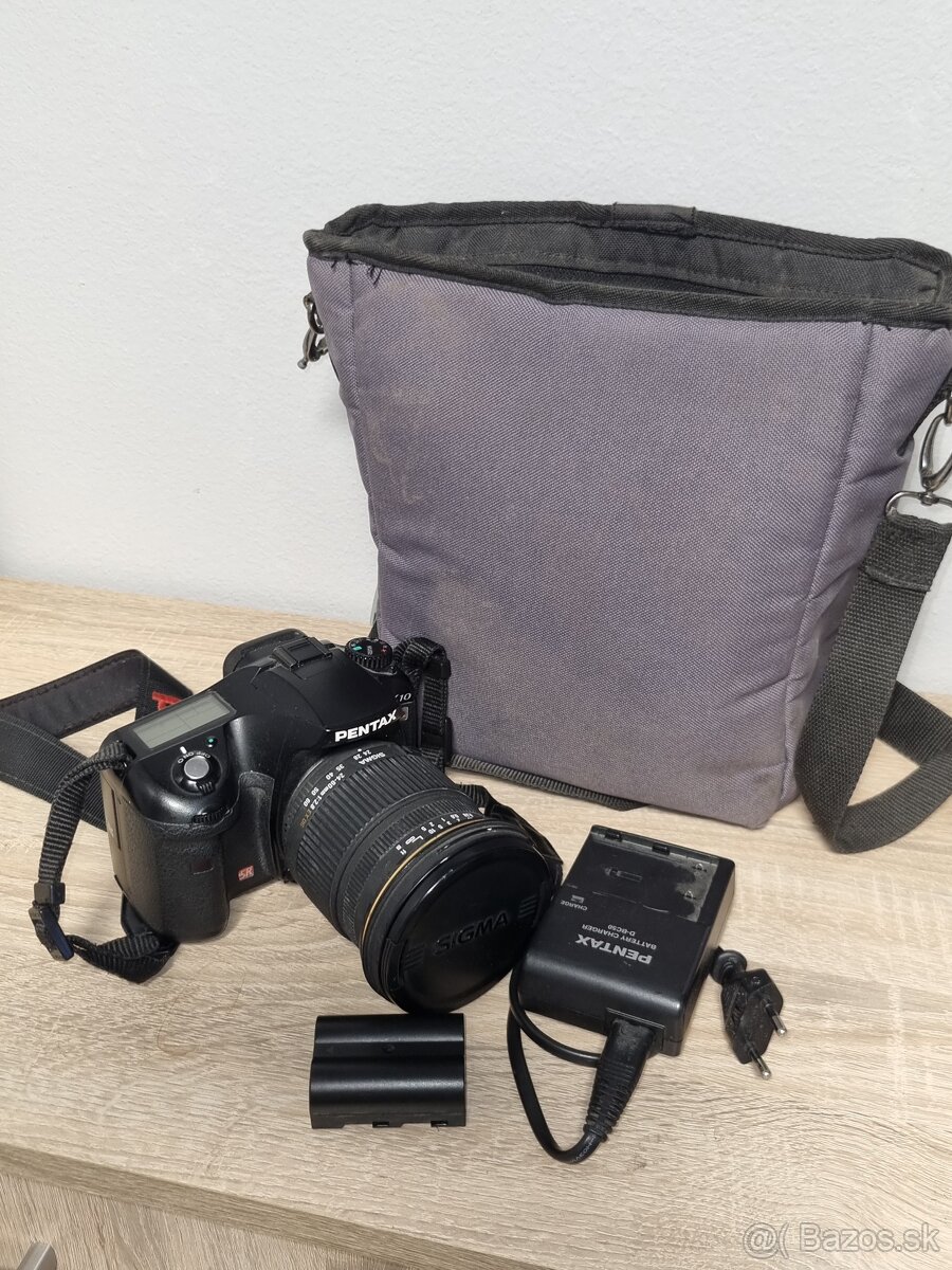 Pentax K10D + objektív Sigma 24–60mm f/2.8