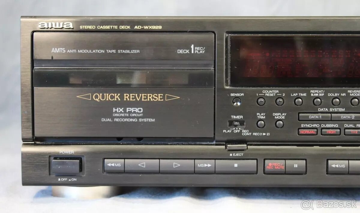 Predám dvodeck AIWA AD-WX929