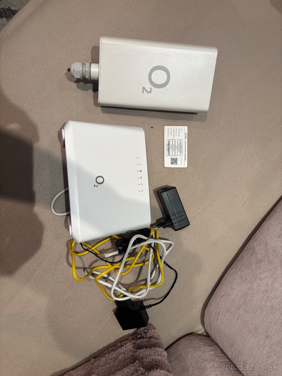 O2 LTE modem + vonkajšia anténa – kompletný set