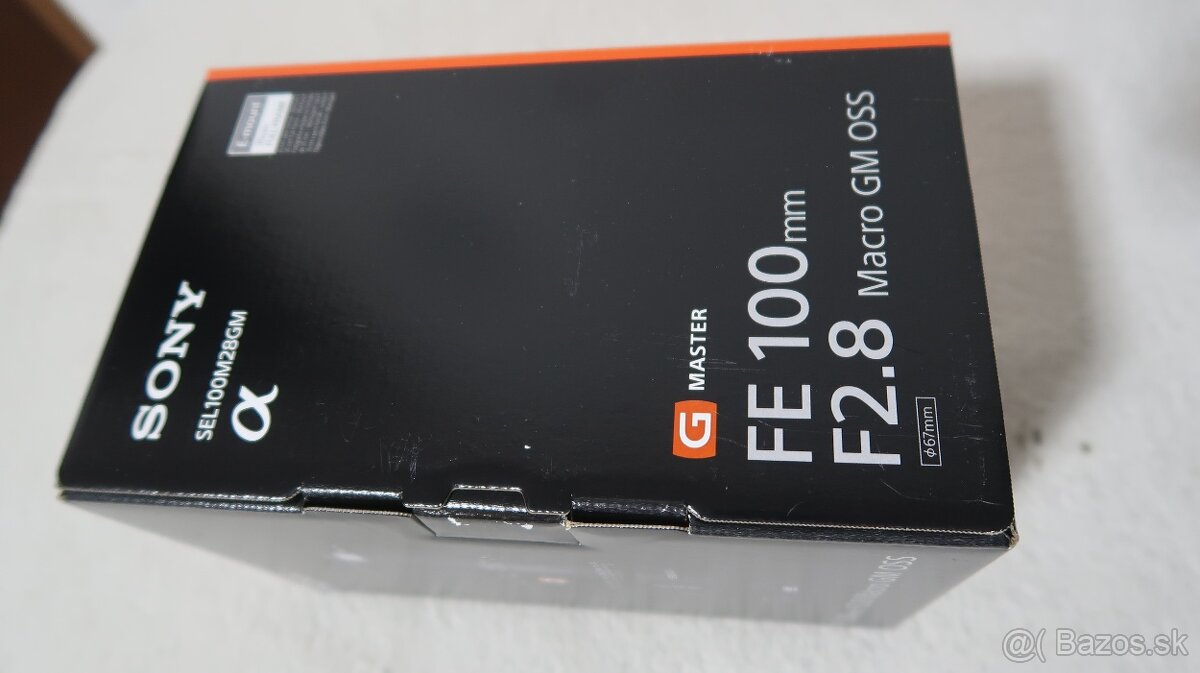 SONY FE 100 f2,8 macro GM OSS