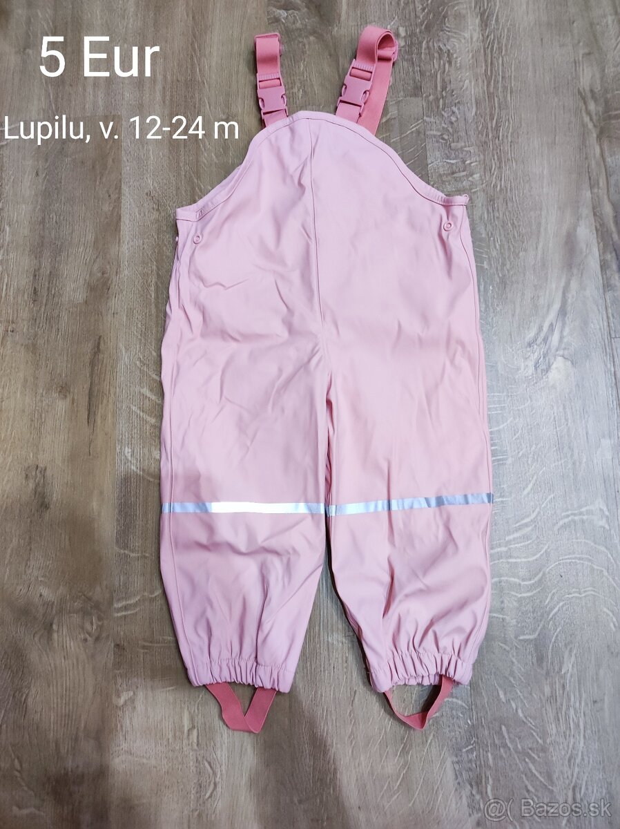 Nohavice do dažďa, Lupilu, v. 12-24m