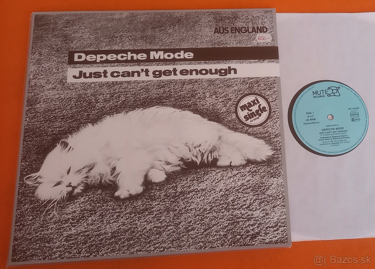Depeche Mode Germany 12" Just Can't Get Enough