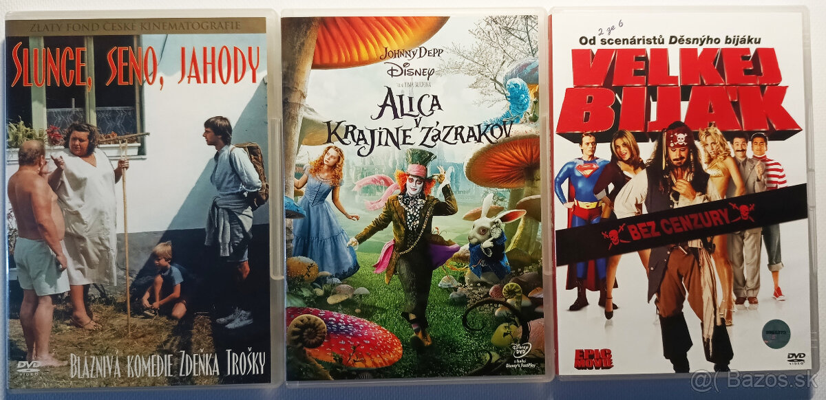 3x dvd filmy