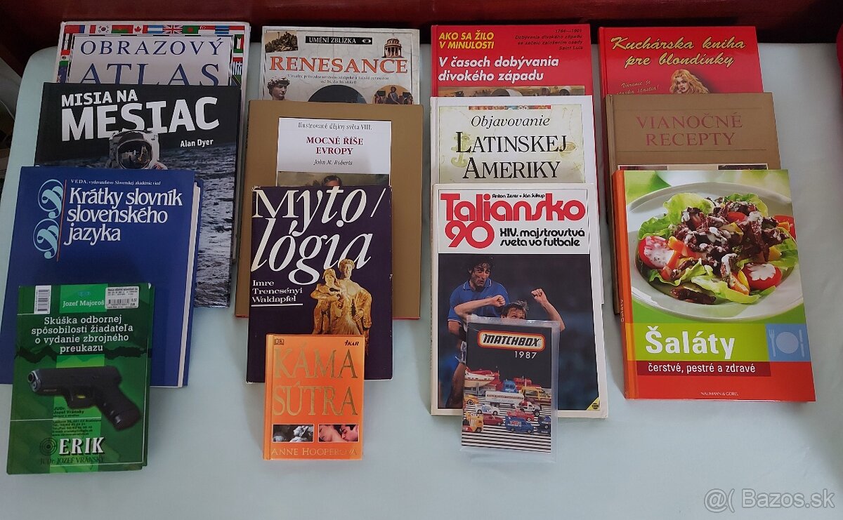 Knihy vo výbornom stave po 10EUR, väčší odber ZĹAVA