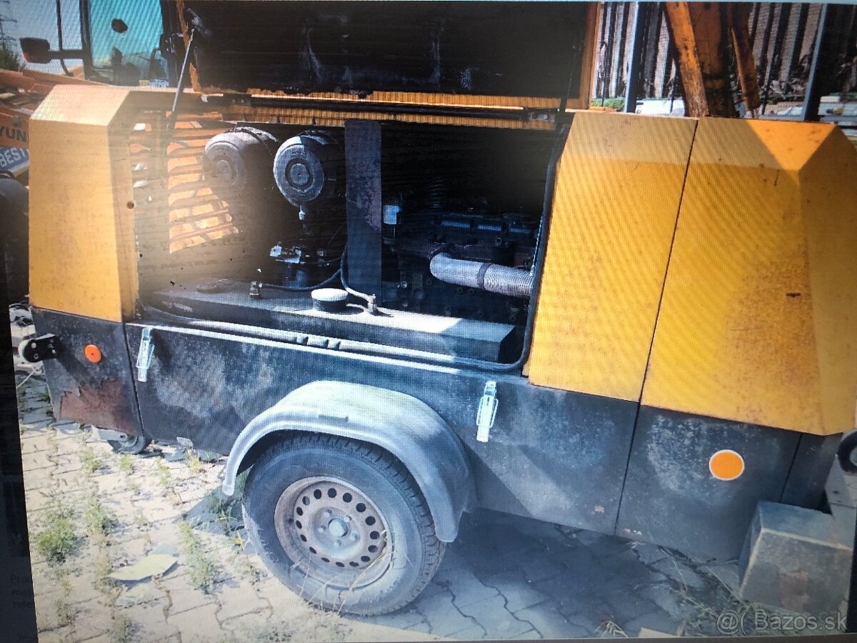 Mobilný skrutkový diesel kompresor Atmos PDP 70