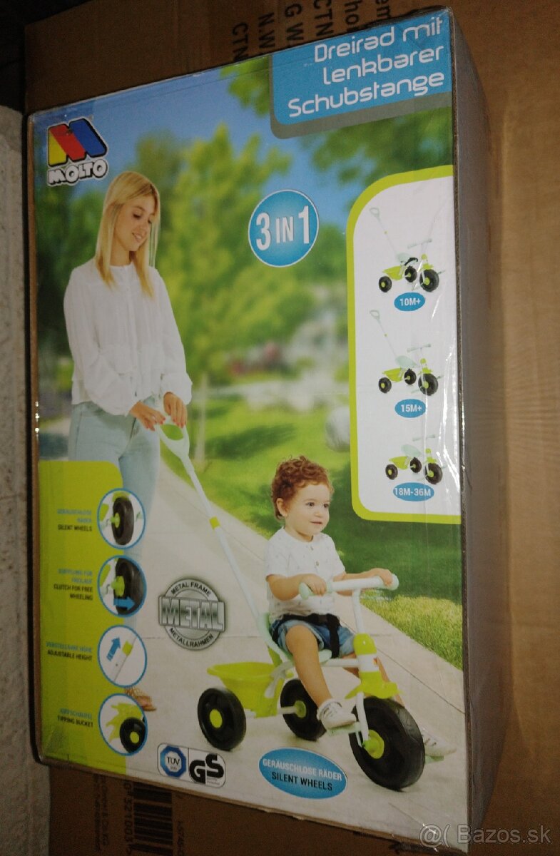Trojkolka 3v1 pre deti