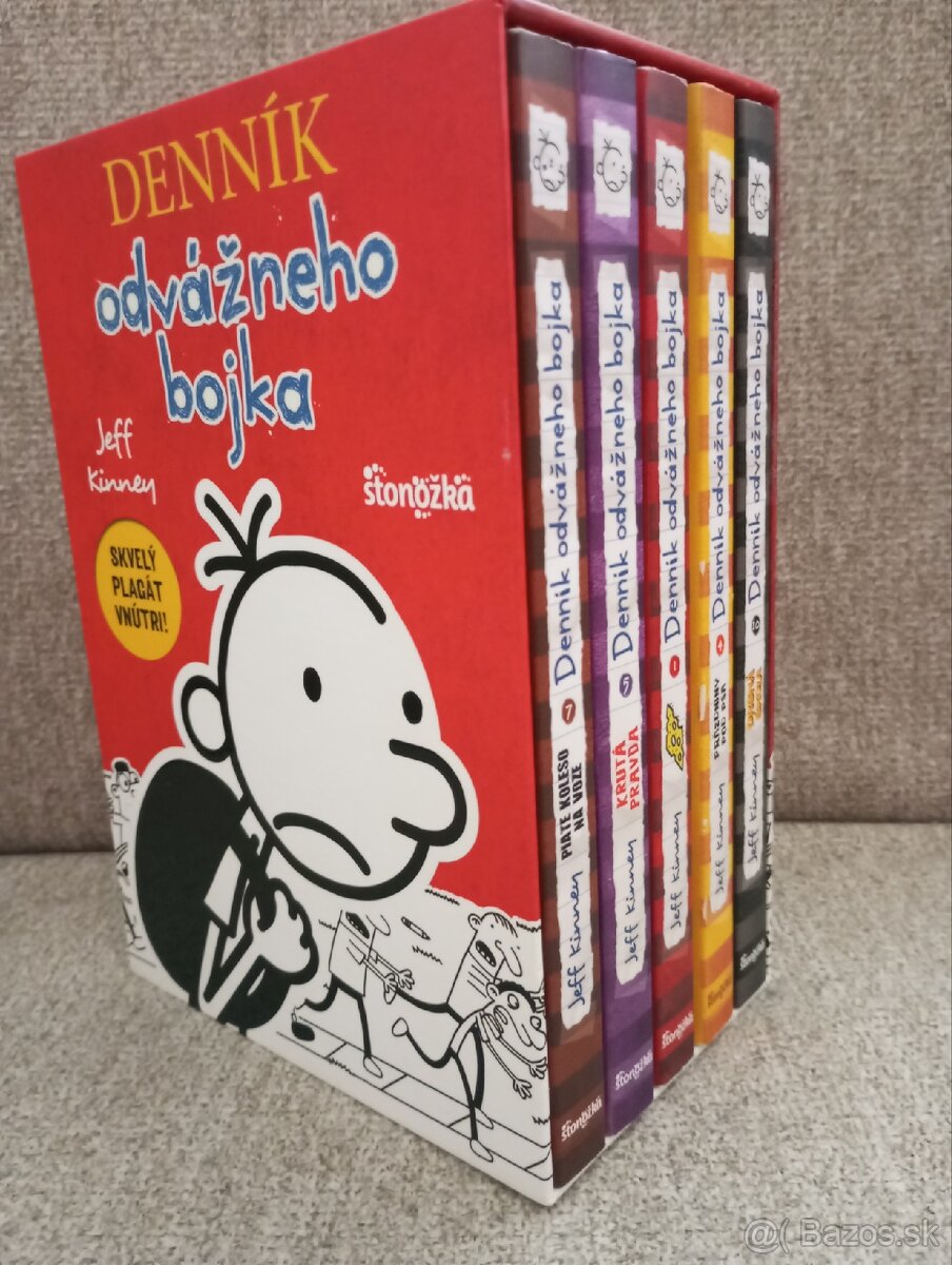 Knihy denník odvážneho bojka 1 - 5