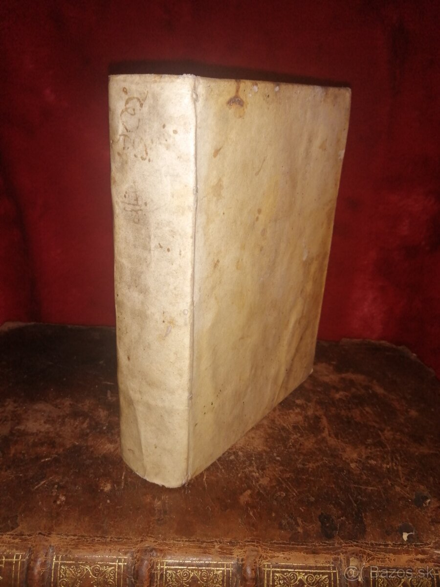 Stará vzácna kniha Zachaeus Jubilatus 1700