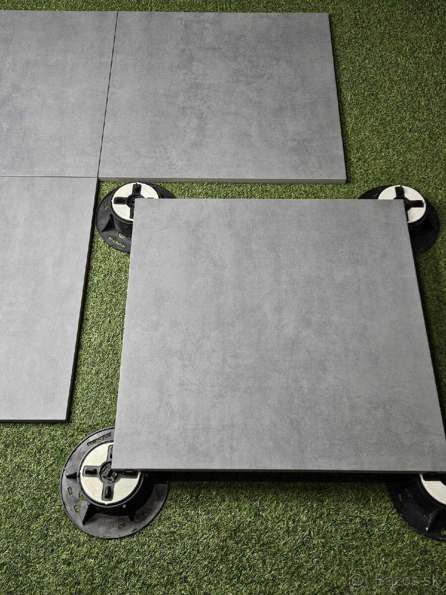 Dlažba protišmyková na terasu 2.0 CM, 60x60, vzhľad beton