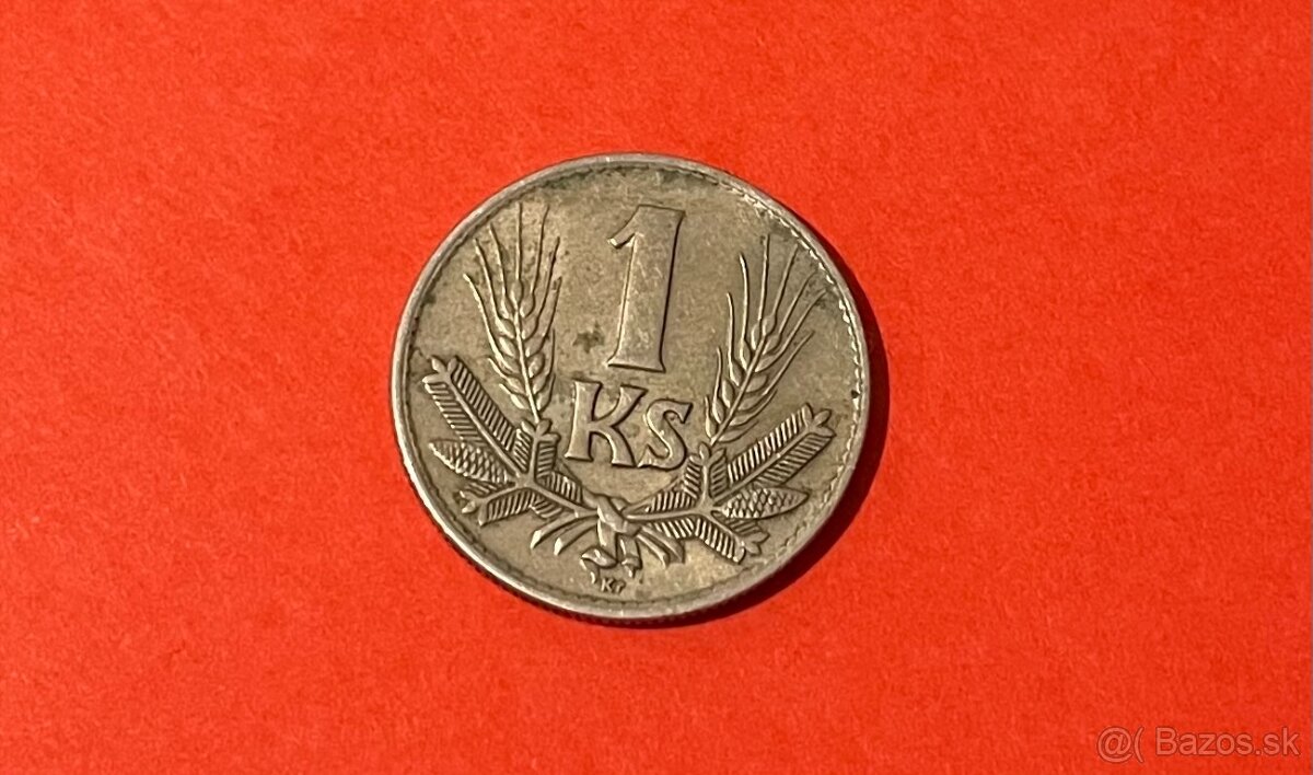 1 koruna 1942