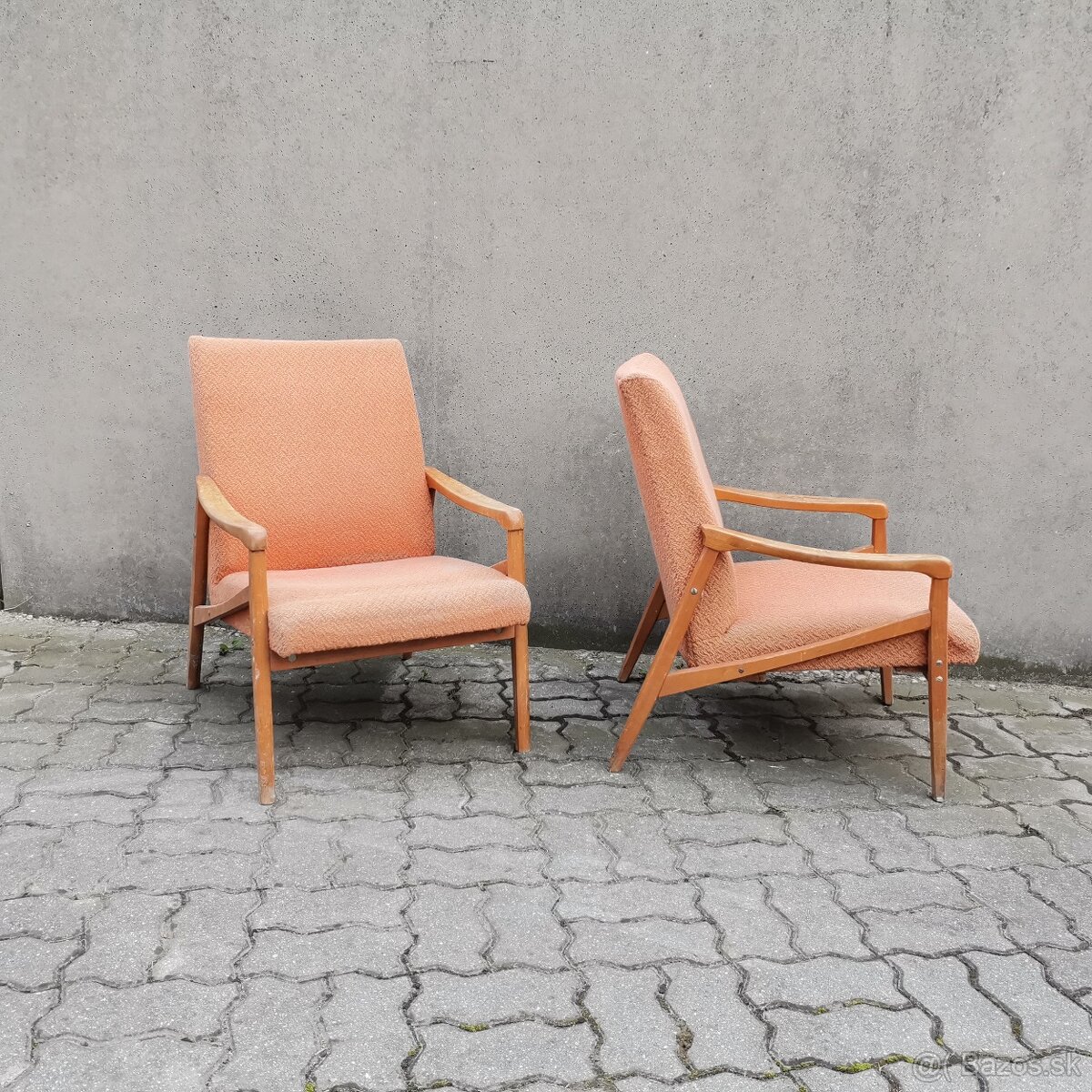 Retro kreslo Jiroutek 1970 Vintage