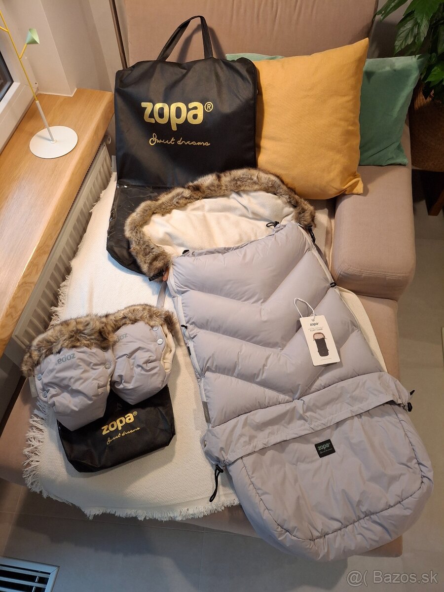 Zopa fusak do kočíka + rukávniky