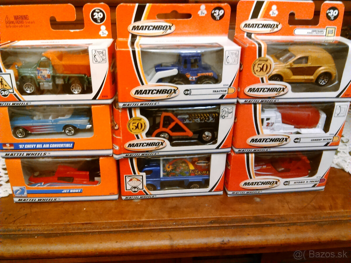 100modelov matchbox len za 200euro