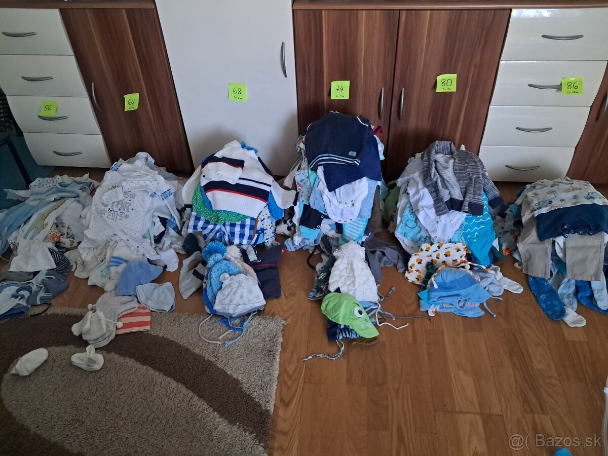 Balík oblečenia pre chlapca - veľ.56-86