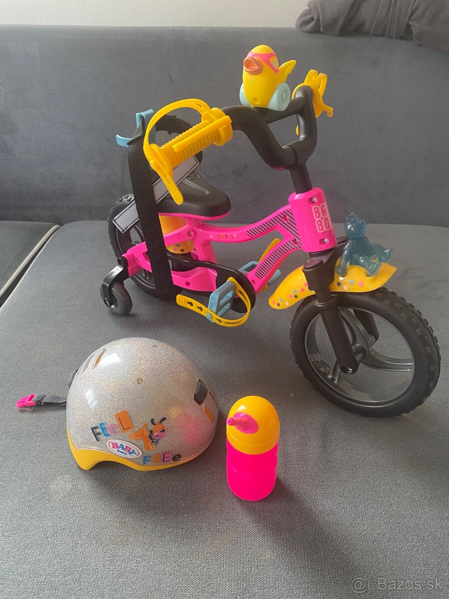 Baby Born bicykel + prilba