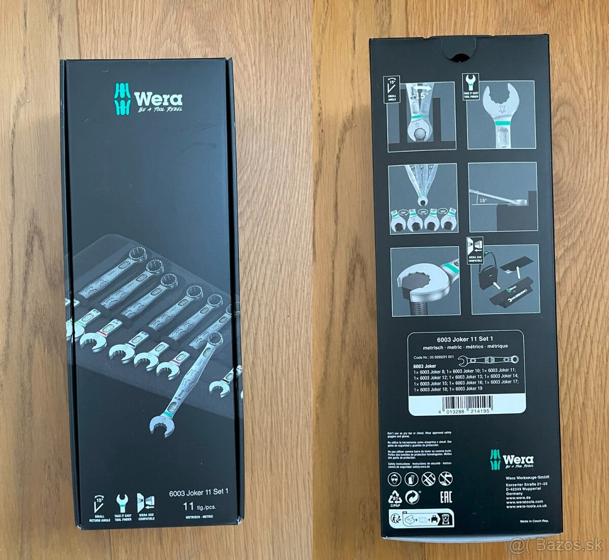 Wera Joker 6003 - 11 dielna sada kľúčov