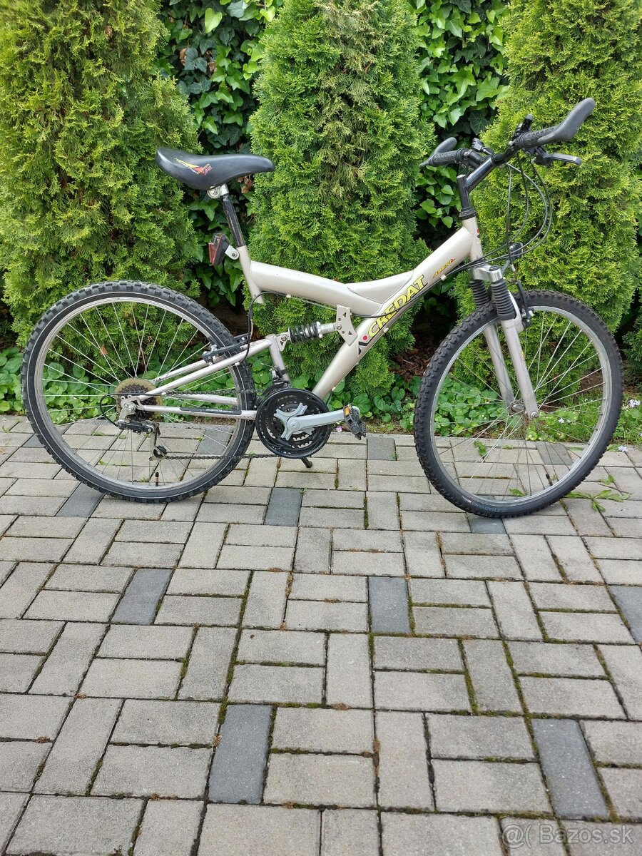Celoodpružený bicykel