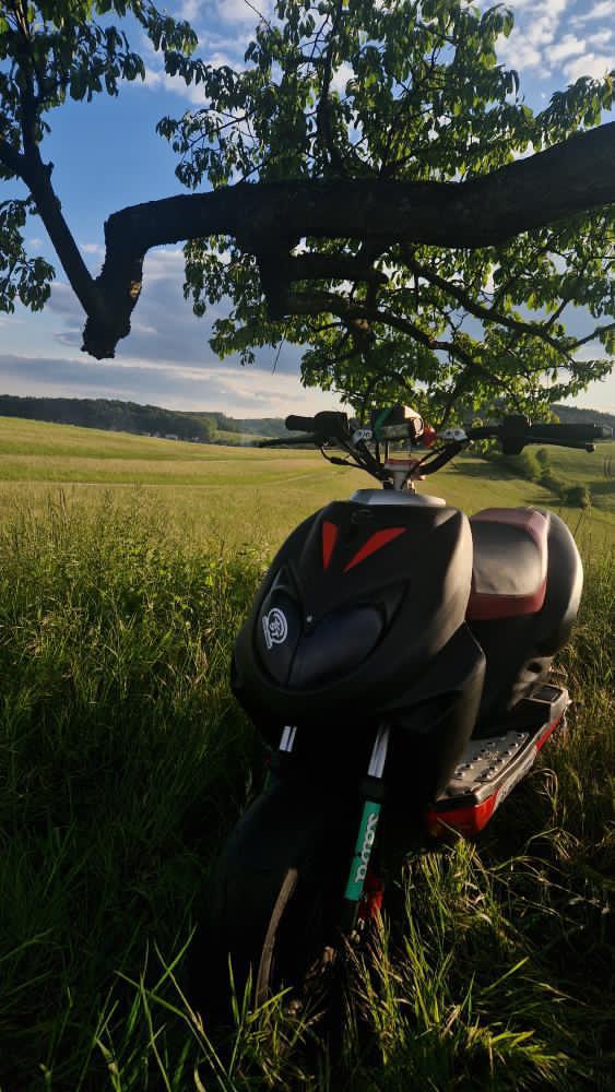 Skúter 50 prerobený na 70