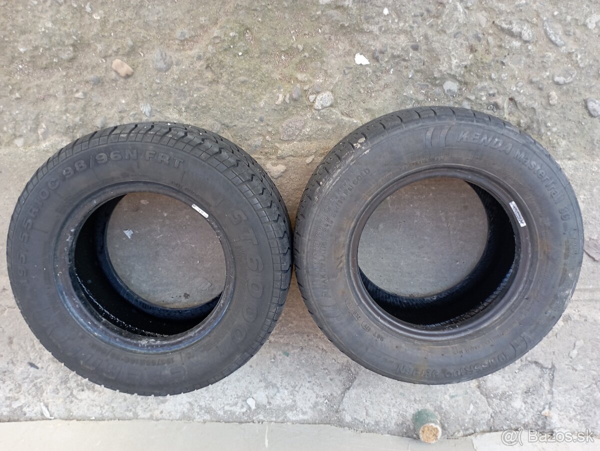 195/55r10c pneu na vozik