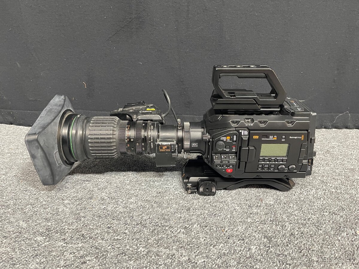 Blackmagicdesign Ursa Broadcast G2 + Canon B4 objektiv