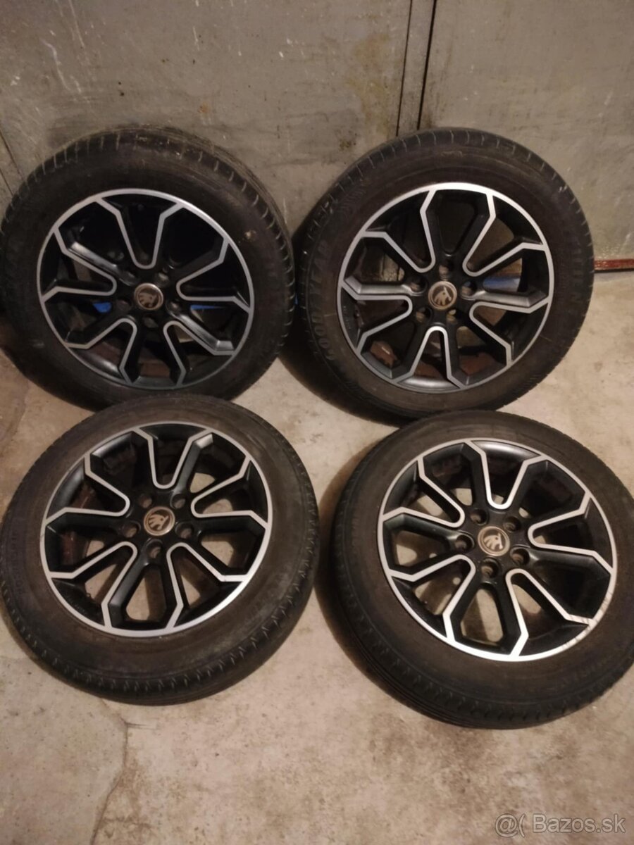 4ks alu disky 5x112 r16 pneu 205/55 r16