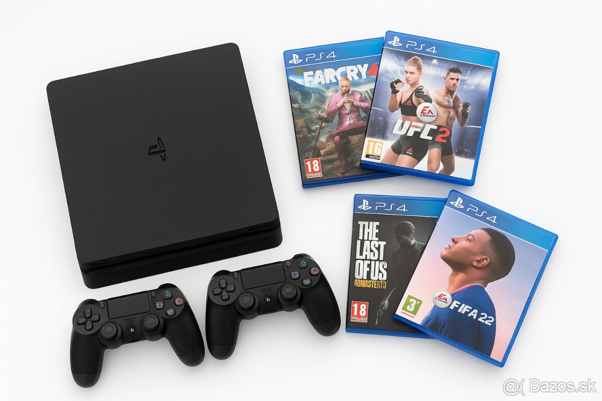 Predám PlayStation 4 Slim 500 G