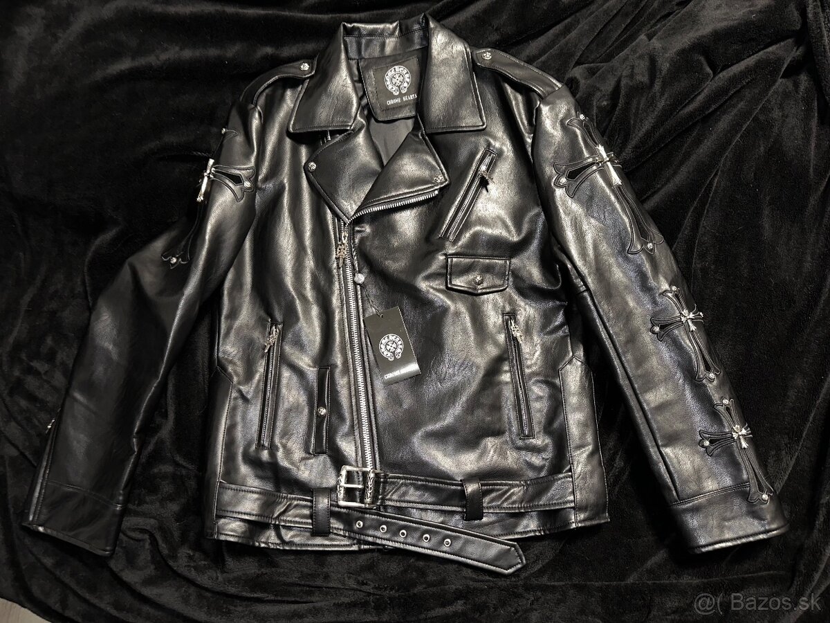 Chromehearts kožená bunda