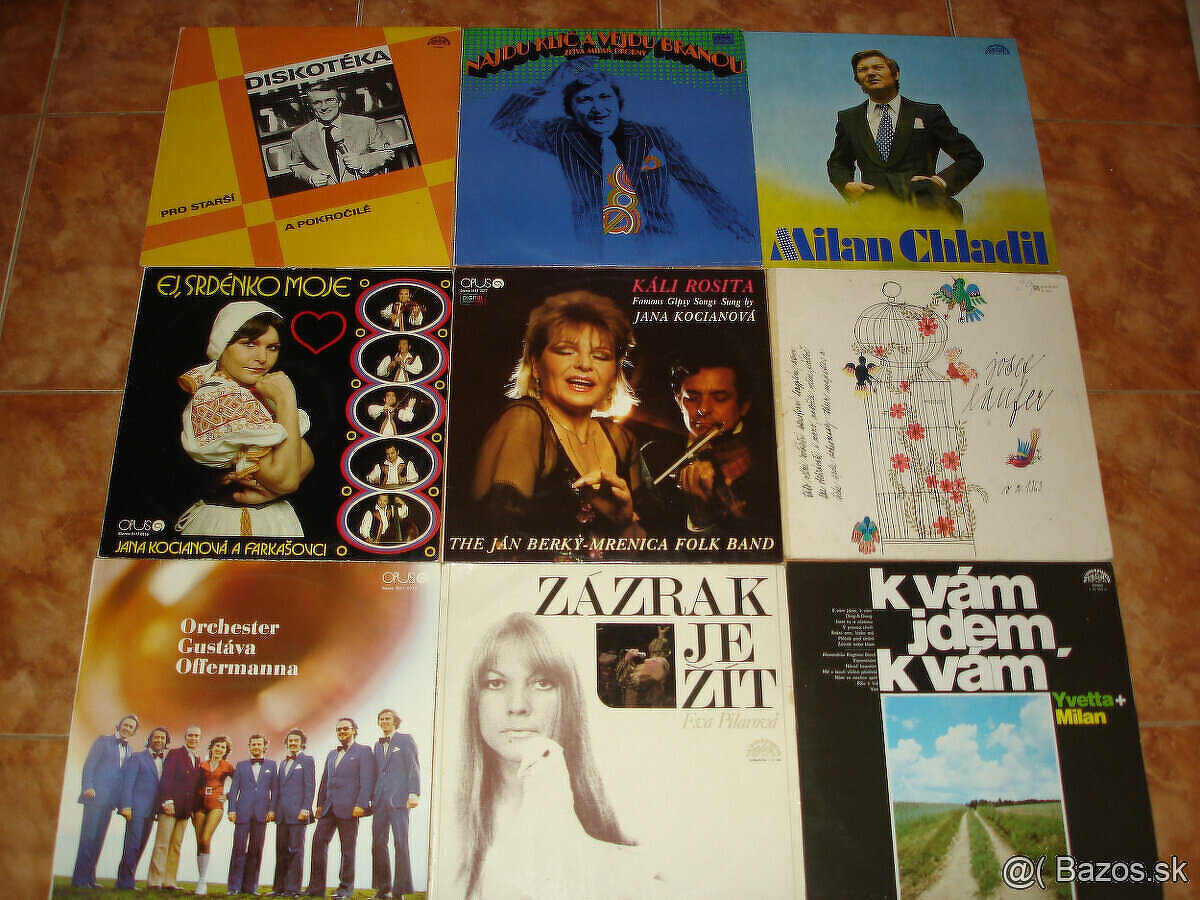 predám LP platne čs.interpretov roky 1960/70