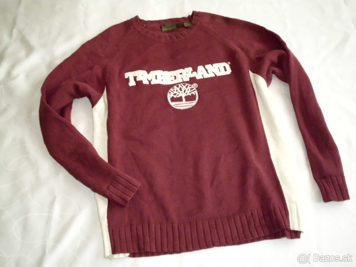 Timberland pánsky sveter bordový XL