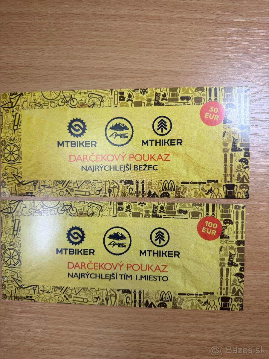 Poukaz v hodnotě 130 euro na nákup MTbiker