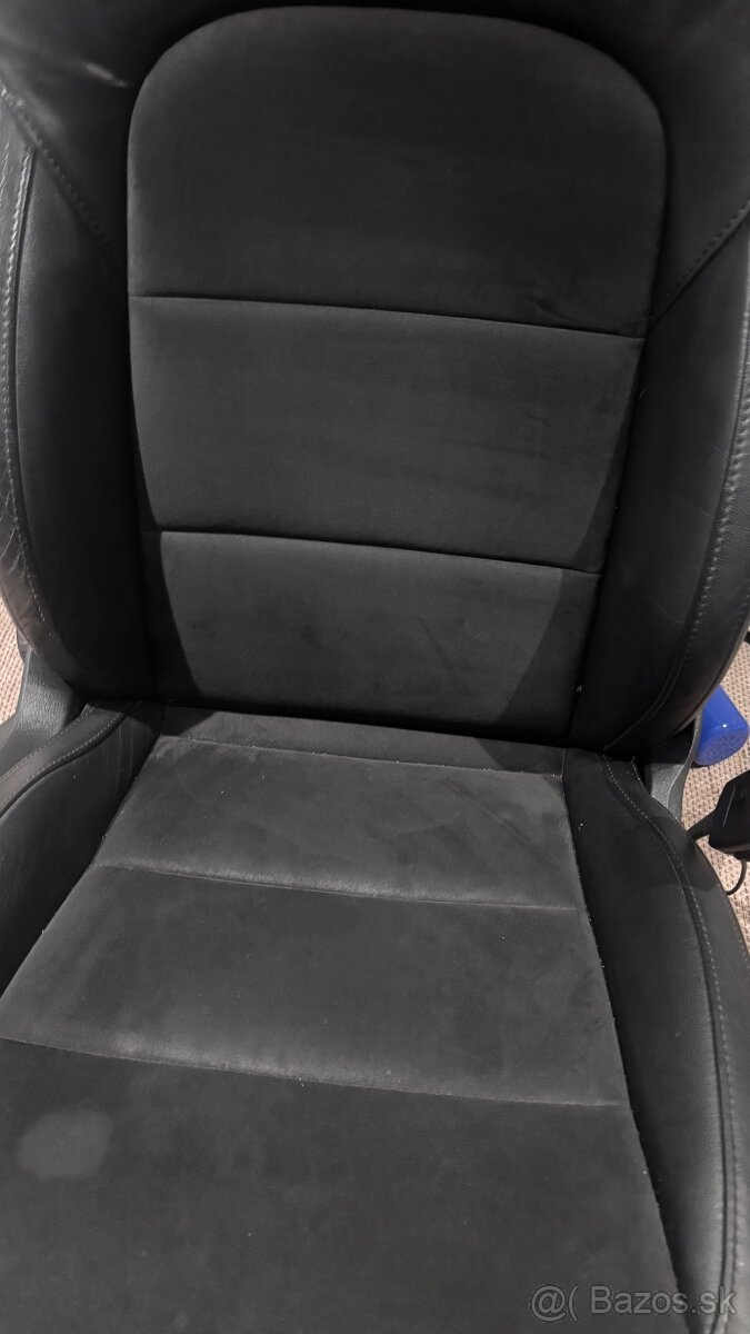 Kožené sedačky s alcantarou - golf 5, octavia 2