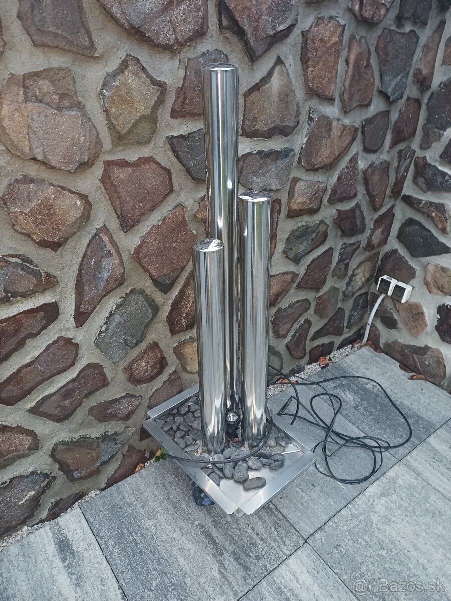 Záhradná fontána nerez