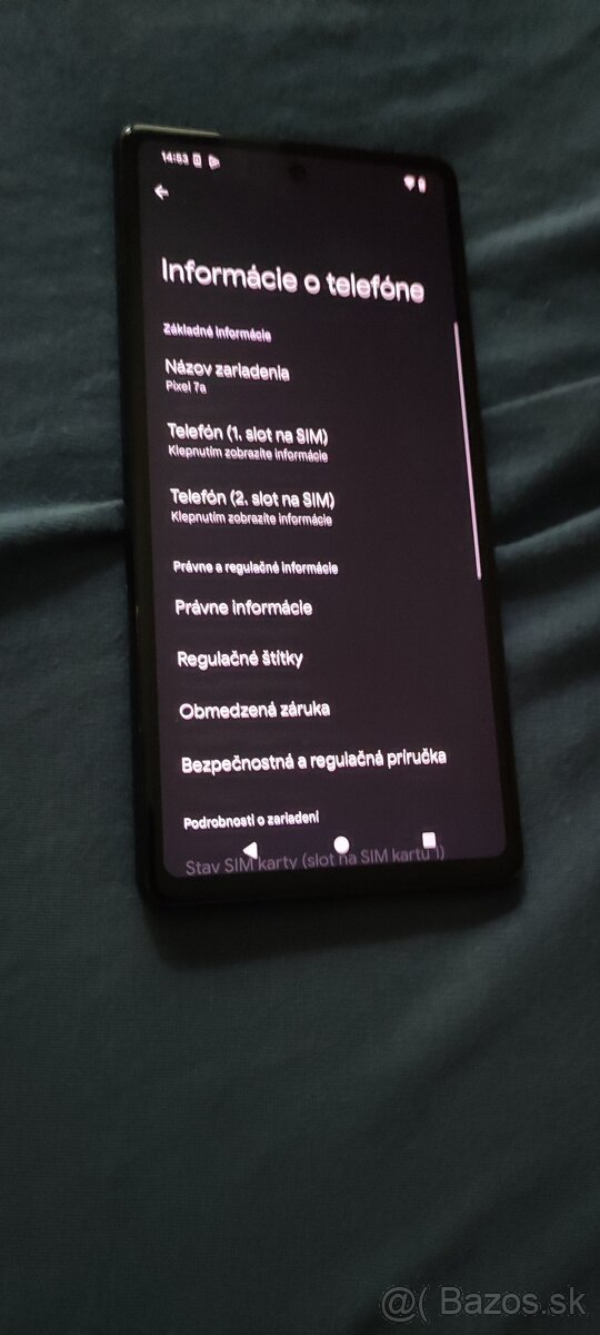 Google pixel 7a 5g 128gb dual sim mesačný