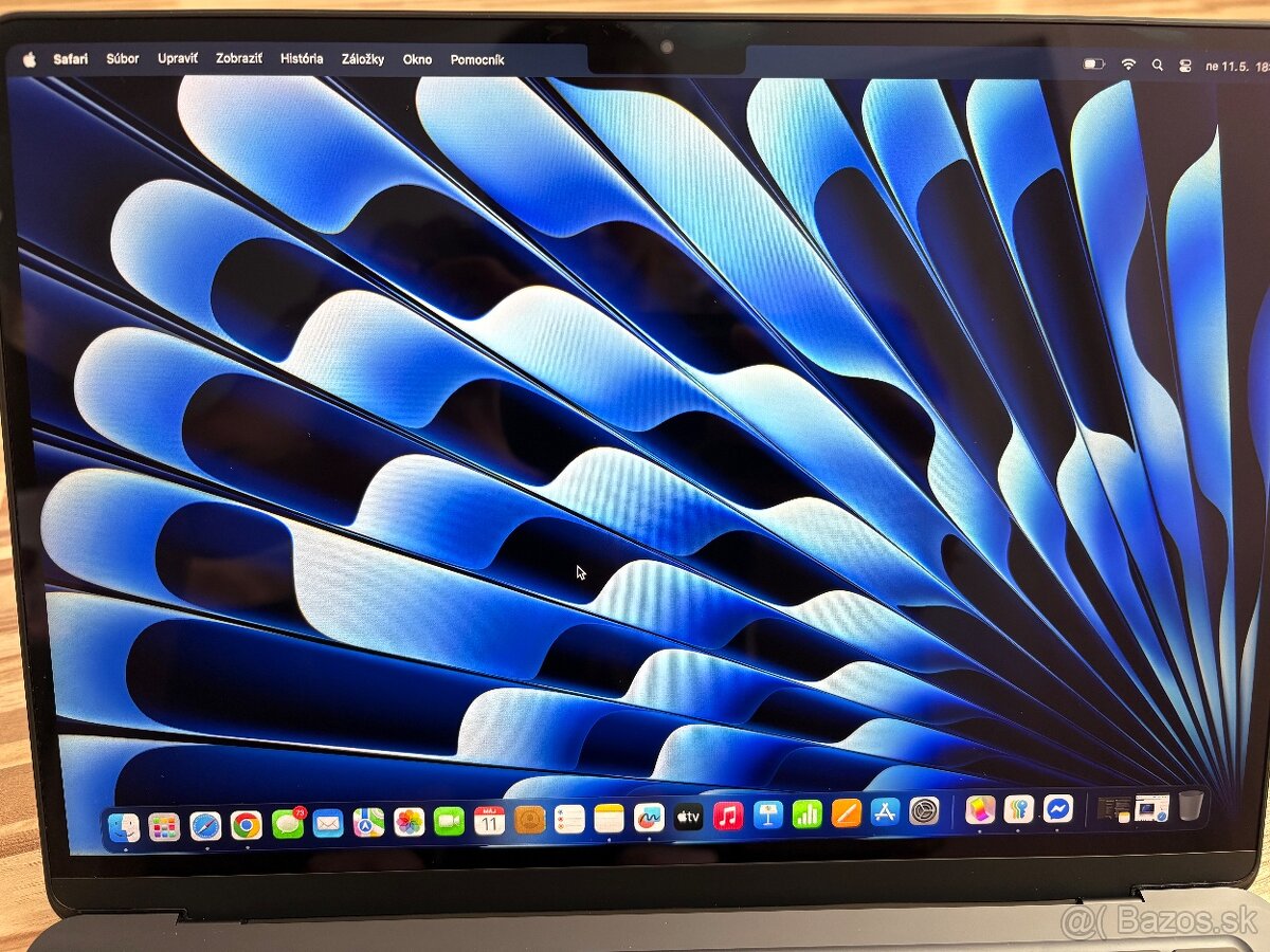 MacBook Air 13" Apple M2 8C CPU 8C GPU 8GB 256GB Polnočný S