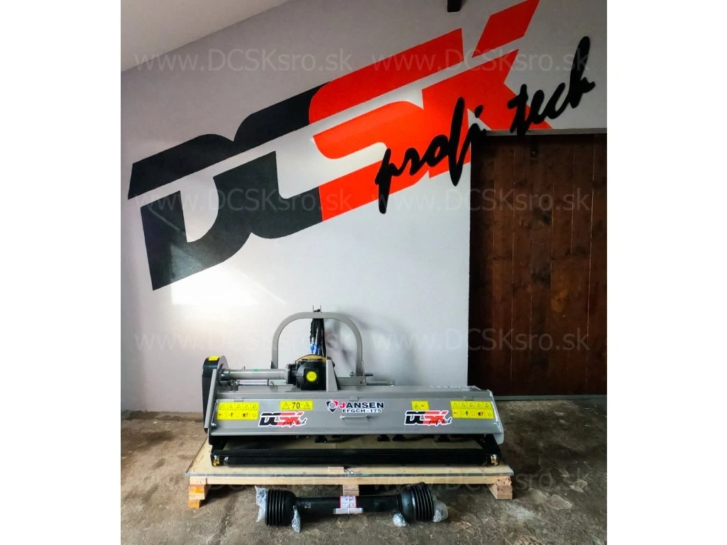 Jansen EFGCH-175 - 175cm mulčovač s posuvom